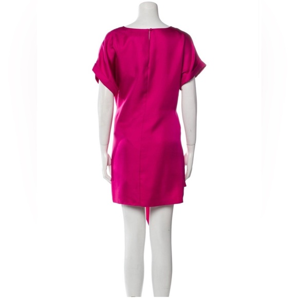 FINNEY LAUREL SILK TIE DRESS FUSCIA NWT - Picture 3 of 5
